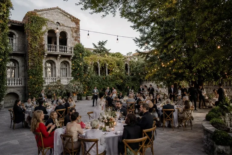 Event planning in Georgia: Wedding event in Kutaisi — scenic view of event venue in Kutaisi