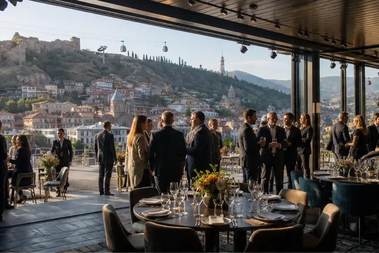 Event planning in Georgia: Corporate event in Tbilisi — scenic view of event venue in Tbilisi