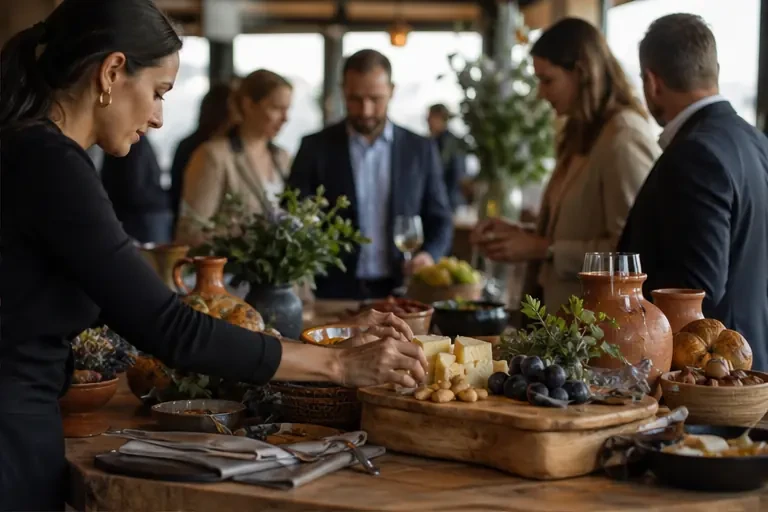 Design details and table setting for “Corporate event in Tbilisi” in Tbilisi