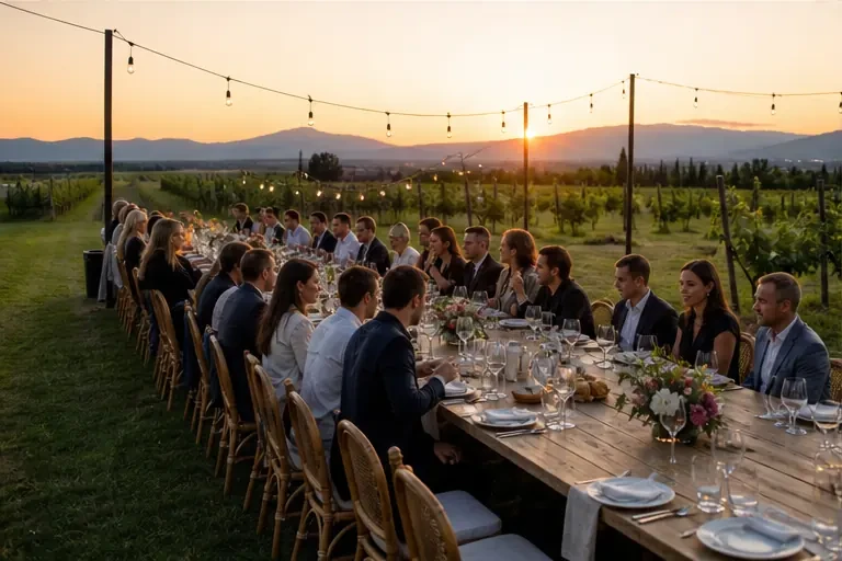 Event planning in Georgia: Corporate event in Kakheti — scenic view of event venue in Kakheti