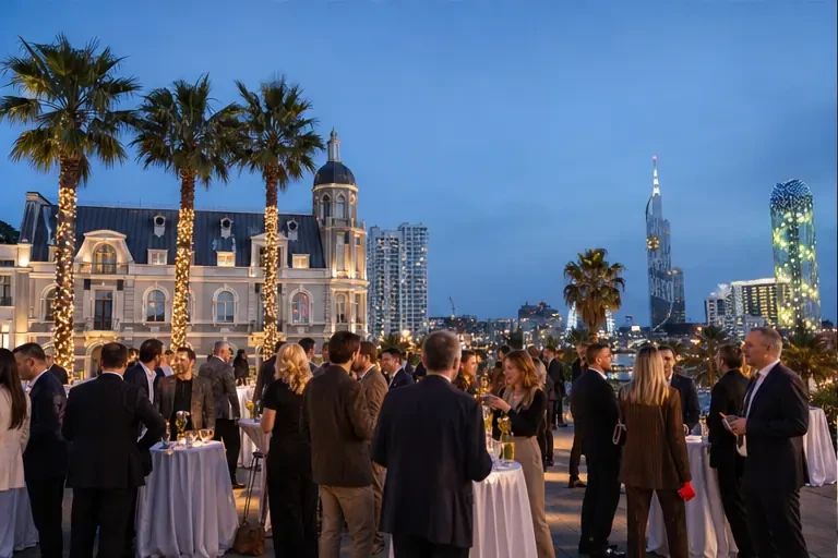 Event planning in Georgia: Corporate event in Batumi — scenic view of event venue in Batumi