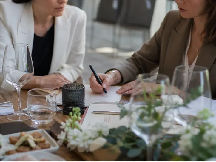 Design details and table setting for “Corporate event in Kutaisi” in Kutaisi