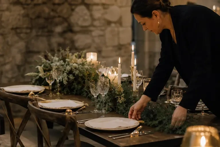 Design details and table setting for “Private celebration in Tbilisi” in Tbilisi