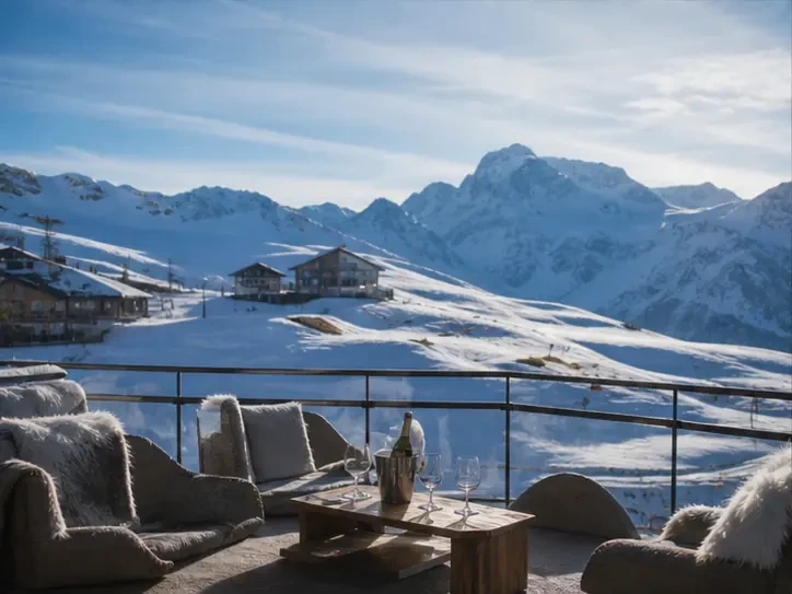 Event planning in Georgia: Private celebration in Gudauri — scenic view of event venue in Gudauri