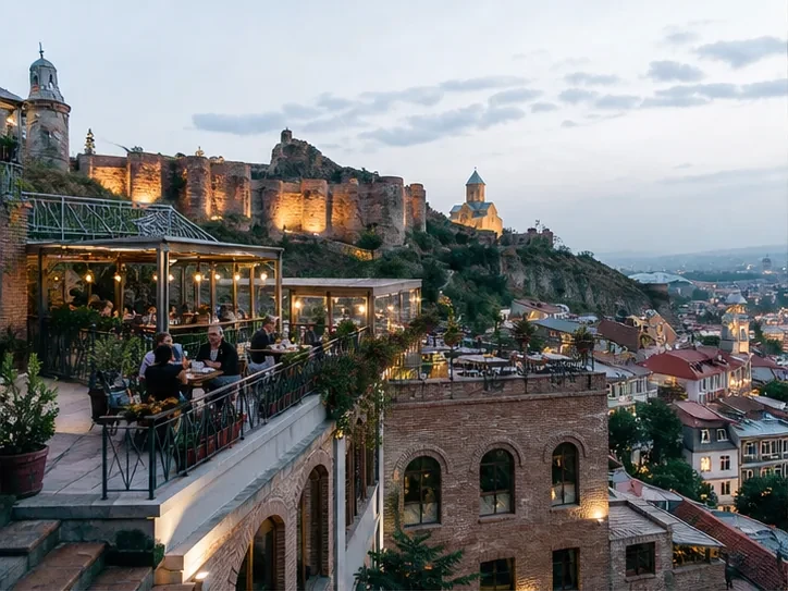 Event planning in Georgia: Destination event in Tbilisi — scenic view of event venue in Tbilisi