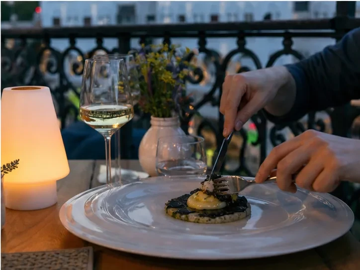 Design details and table setting for “Destination event in Batumi” in Batumi
