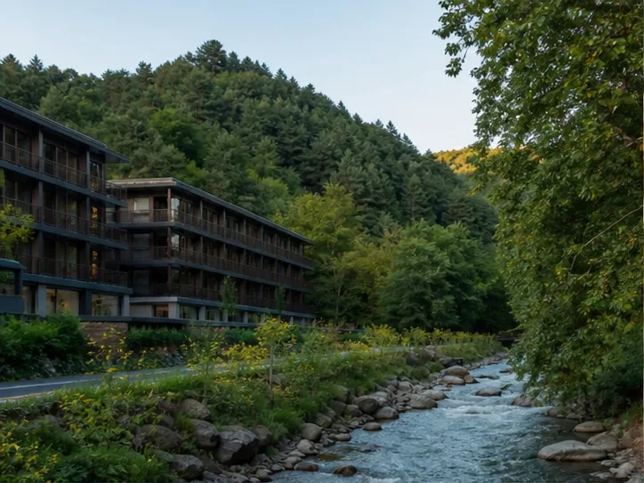 Event planning in Georgia: Event planning in Borjomi — scenic view of event venue in Borjomi
