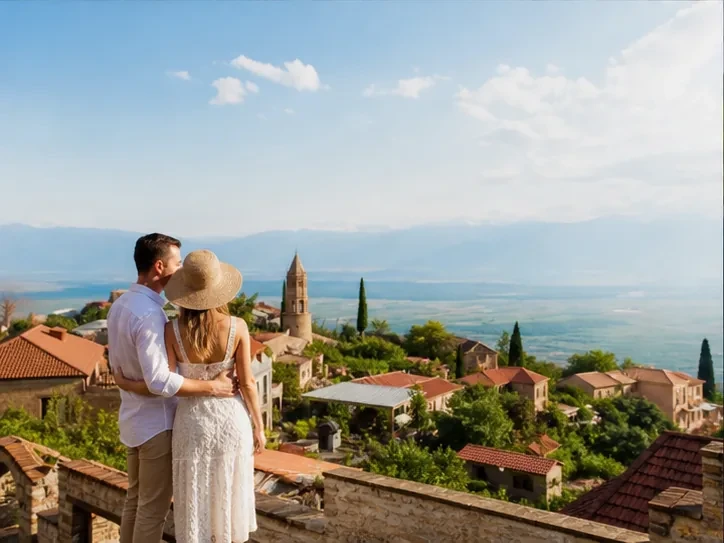 Event planning in Georgia: Event planning in Sighnaghi — scenic view of event venue in Sighnaghi