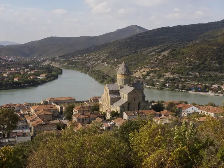 Event planning in Georgia: Event planning in Mtskheta — scenic view of event venue in Mtskheta