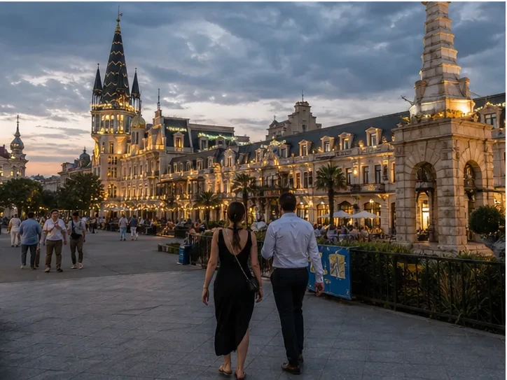 Event planning in Georgia: Food and wine programme in Batumi — scenic view of event venue in Batumi