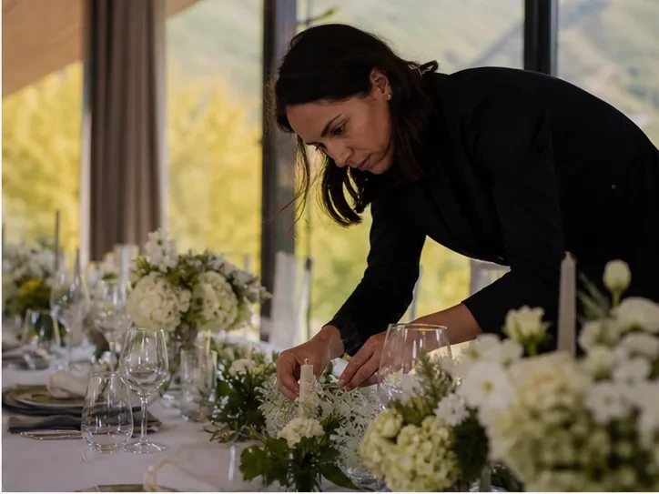 Design details and table setting for “Food and wine programme in Mtskheta” in Mtskheta