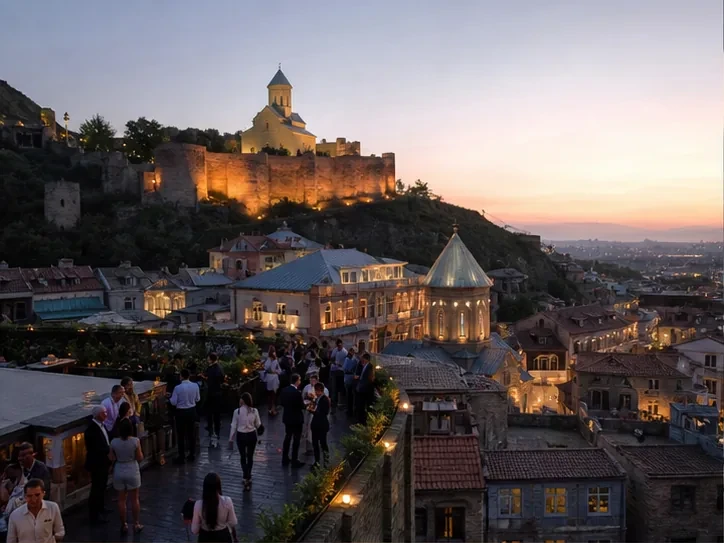 Event planning in Georgia: Entertainment programme in Tbilisi — scenic view of event venue in Tbilisi