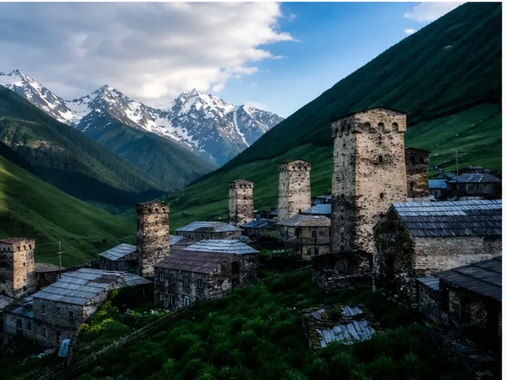 Event planning in Georgia: Entertainment programme in Svaneti — scenic view of event venue in Svaneti